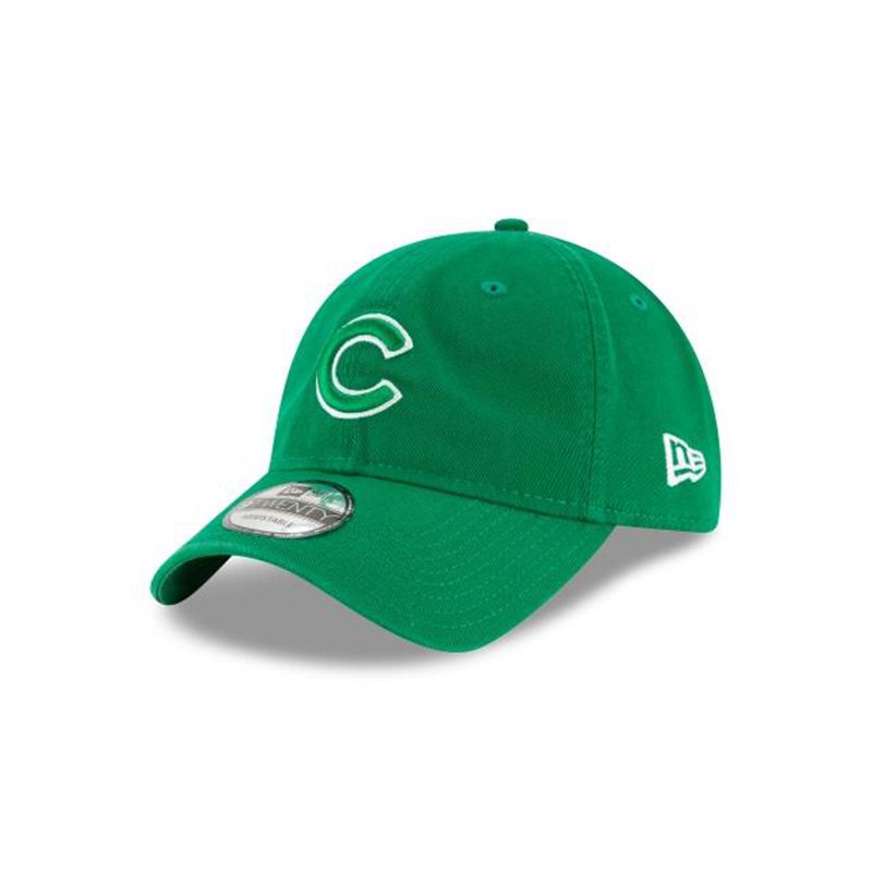 MLB Chicago Cubs Core Classic 9Twenty Adjustable (WTU2278) - Green New Era Caps